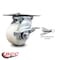 Service Caster 4 Inch Nylon Caster with Roller Bearing and Brake/Swivel Lock SCC-35S420-NYR-SLB-BSL - alternate 3